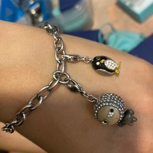 Swarovski charm bracelet